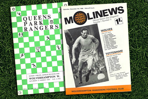 Wolves Wolverhampton Wanderers HOME programmes 1968/69 League & Cup