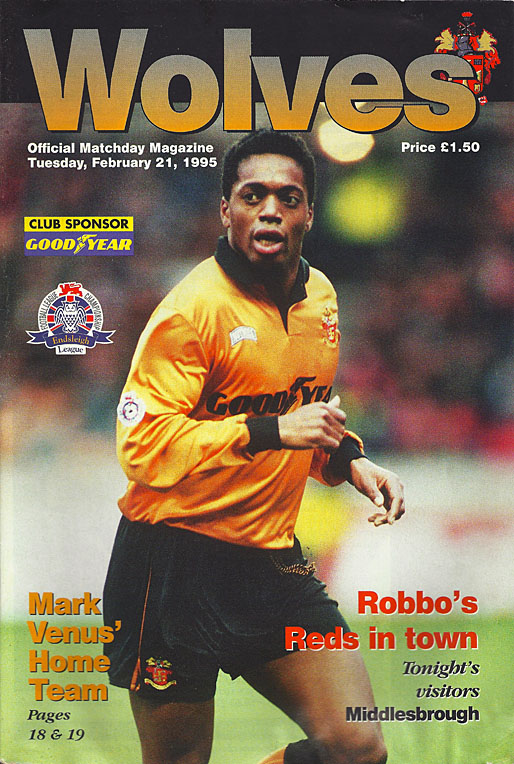 1994/95 - Wolves football Programmes